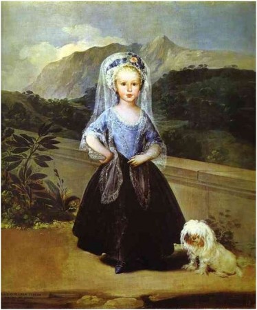 Portait of Maria Teresa de Borbón y Vallabriga - Francisco Goya - Gallery: National Gallery of Art, Washingon, DC, USA